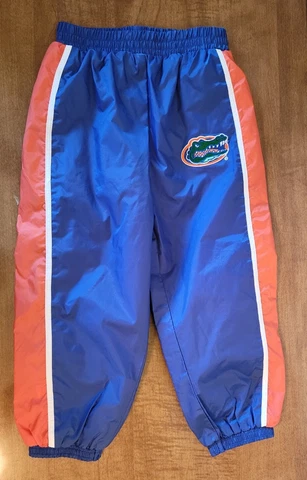 Florida Gators Infant Pants 24 Months Blue Nylon Leggings Kid Athlete Mesh Lined Cover