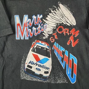 Vintage Mark Martin Shirt Herren Large NASCAR Racing Valvoline 90s Single Stitch - Bild 1 von 11