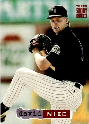 1994 Stadium Club #153 David Nied - Colorado Rockies - Image 1 of 2