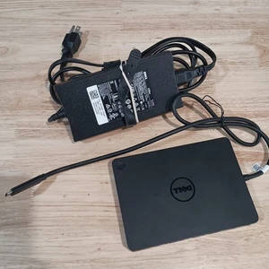 ESTACIÓN DE ACOPLAMIENTO DELL WD15 K17A001 OEM CON ADAPTADOR DE AC FUENTE DE ALIMENTACIÓN USADA - Imagen 1 de 4