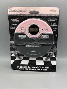 Studebaker Rosa e Nero, Lettore CD Personale Joggable con Stereo FM. SB3703S nuovo - Foto 1 di 1