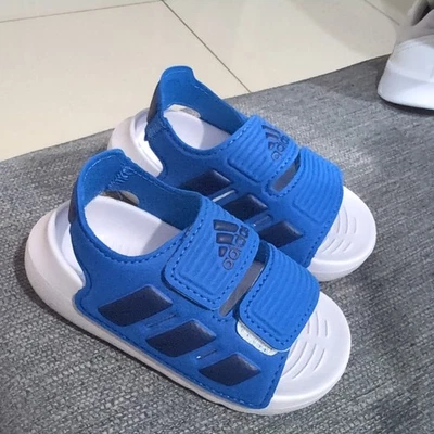 Adidas Sandals Kids Size 5k Royal Blue Excellent Condition - Image 1 of 4