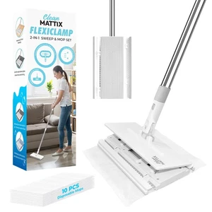 - FlexiClamp Bodenwischer für Haus und Küche - Reinigungsmittel und Werkzeug für... - Bild 1 von 9