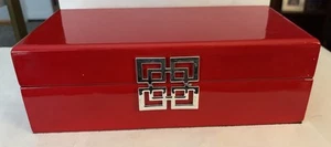 Dekorative Aufbewahrungsbox Galt International rot Schmuck - Bild 1 von 8