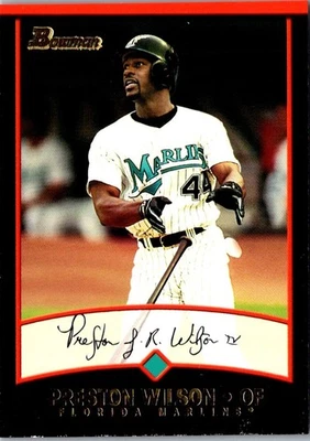 2001 Bowman Preston Wilson #44 Florida Marlins Baseball Card - Image 1 of 2
