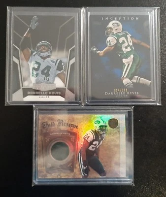 DARRELLE REVIS SERIAL NUMBERED GAME USED LOT (NEW YORK JETS) - Image 1 of 2