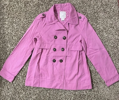 Old Navy Girls Pink Pea Coat Size XL - Image 1 of 4