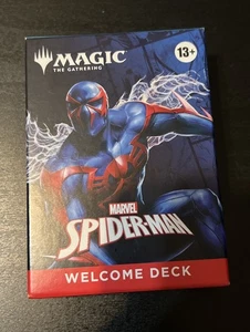 NYCC 2025 HASBRO MAGIC THE GATHERING SPIDER-MAN WELCOME DECK BLUE 2099 - Picture 1 of 1