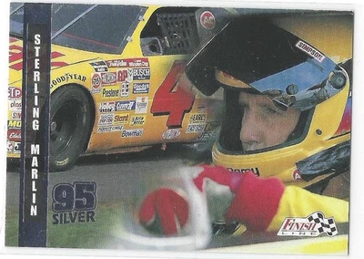 Sterling Marlin 1995 Classic Finish Line Silver #94 - Image 1 of 2