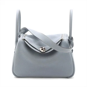 Hermès Lindy 26 Taurillon Clemence Blue Lin Silber Metallbeschläge □Q:2013 - Bild 1 von 17