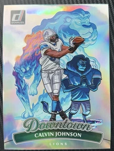 Calvin Johnson - 2025 Donruss Oversized Downtown #4 Detroit Lions Exclusive HOF - Picture 1 of 2