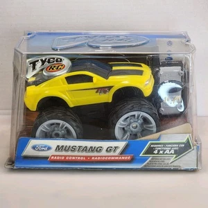 TYCO RC MUSTANG GT Yellow Ford BIG RIDES Mattel Radio Control Car 2004 - Picture 1 of 17