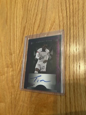 2022 Leaf Trinity Purple Auto Autograph Timothy Tim Weah 1/1 USMNT Marseille - Image 1 of 2
