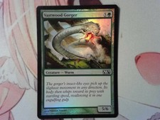 Foil Vastwood Gorger - Magic 2012 M12 - Magic the Gathering green