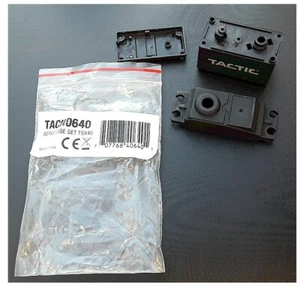 1x Vintage RC Radio TACTIC Tactic Servo Case Set TSX40 Servo Old Stock New - Picture 1 of 1