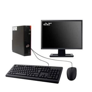 PC Fujitsu Celsius J580 SFF Bildschirm 22 " Intel I3-8100 RAM 8Go SSD 240Go W11 - Bild 1 von 7