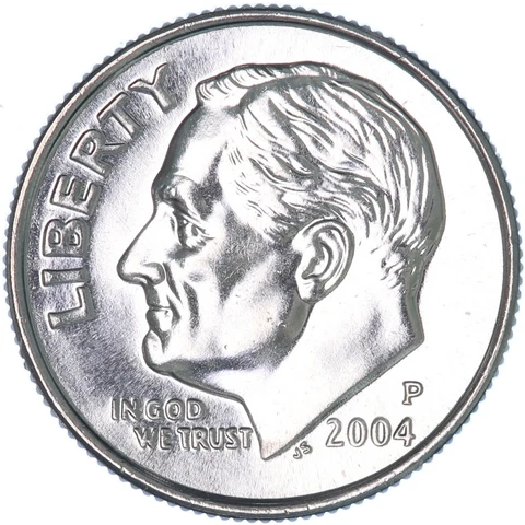 2004 P Roosevelt Dime Choice BU US Coin Cover