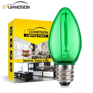Ruiandsion E12 Spiral LED Bulb Festival String Lamp Ambient Lamp 110V 220V Green - Picture 1 of 12