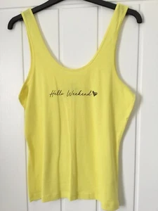 Gorgeous Primark Loose Fit Yellow Summer Vest Top Size XS - Bild 1 von 2