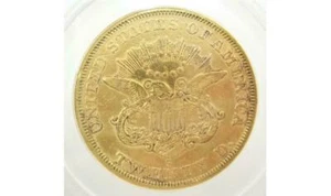 1861 CORONET TWENTY DOLLAR GOLD STÜCK GLANZ POSTER BILD FOTO Münze Geld 121 - Bild 1 von 1