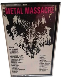 Metal Massacre II & III Cassette 1983 Heavy Metal Compilation Metal Blade - Picture 1 of 3
