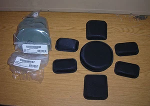 JUEGO DE ALMOHADILLAS MICH ACH ORIGINALES DEL EJÉRCITO DE EE. UU. NEGRO/VERDE FOLLAJE ¡TOTALMENTE NUEVAS!!!!! #2 - Imagen 1 de 3