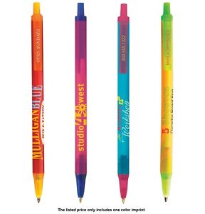Personalized BIC Clic Stic Ice Pen Custom Printed with Your Logo on 300 Pens