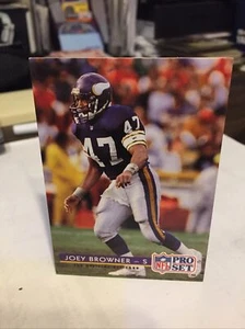 1992 NFL Pro Set Football Card #235 Joey Browner Eagles - Picture 1 of 3