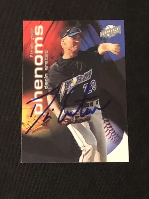 DARIN ERSTAD 1996 FLEER EXCEL PHENOMS ROOKIE SIGNED AUTOGRAPHED CARD ANGELS - Image 1 of 2