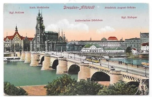 AK Dresden Altstadt 1914 Ansichtskarte Postkarte - Picture 1 of 2