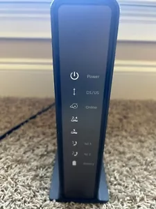 NETGEAR Nighthawk DOCSIS 3.0 Cable Modem Wi-Fi Router Combo with Voice C7100V - Picture 1 of 5