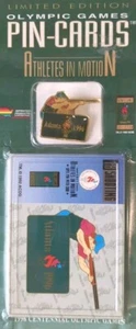 IPC Olympics Limited Ed Athletes Motion 1996 Atlanta Pin Cards #18/30 Shooting - Bild 1 von 3