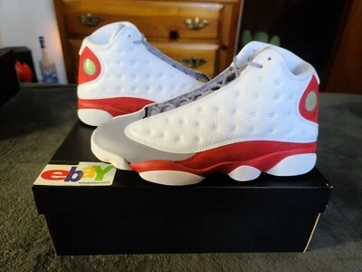 Air Jordan 13 Retro Puntera Gris 2014 Blanco/Negro-Verdadero RD-CMNT Gris 414571 126 Nuevo con Etiquetas Foto 1 de 4