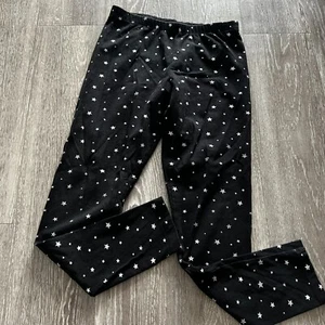The Children’s Place Girls Size 2XL 16 Black Leggings Stars - Picture 1 of 3