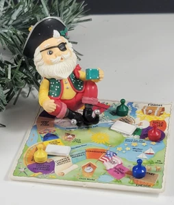 Vintage Christmas Ornament Board Game Pirate Karen Kahn '96 Enesco Family Fun - Picture 1 of 8