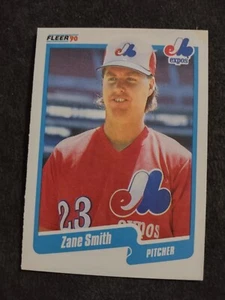 1990 Fleer #362 Zane Smith Montreal Expos Baseballkarte - Bild 1 von 2