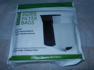 1 nuevo pack de 20 BOLSAS FILTRO PAPEL TODDY Cold Brew THMPFF20 bolsa esencial cervecero - Imagen 1 de 9
