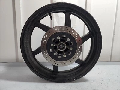 06 07 08 09 UNITED MOTORS V2S GT250R  BACK REAR WHEEL / RIM W ROTOR - *STRAIGHT* - Image 1 of 4
