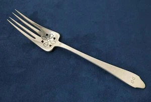 Vintage Sterling Tiffany & Co. Cold Meat Fork Pierced 9" - Free Shipping USA - Picture 1 of 10
