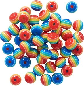 Juego de cuentas arco iris, 8 mm, 48 piezas - Imagen 1 de 1