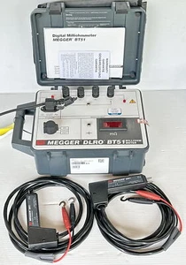 Megger BT51 DLRO Low Resistance Milli-OhmMeter + 2 x DH1 Handspikes *CHECKED* - Picture 1 of 4