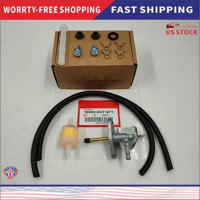 OEM Fuel Valve Petcock For 04-15 Honda CRF50F 04-07 Honda CRF70F 16950-GCF-671 - Imagem 1 de 4