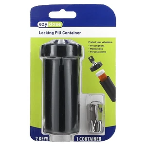 Locking Pill Container, 1 Set - Picture 1 of 3