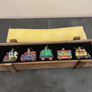 THOMAS PACCONI CLASSIC 2004 *SANTA’S TRAIN* MUNDGEBLASENER WEIHNACHTSSCHMUCK *NEU IM KARTON* - Bild 1 von 12