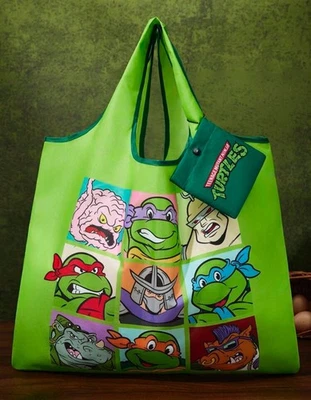Nuevo 20” TORTUGAS NINJA MUTANTES ADOLESCENTES Bolso de Mano TRITURADOR Cartera VERDE Bolso de Mano Bolso de Gimnasio Foto 1 de 4