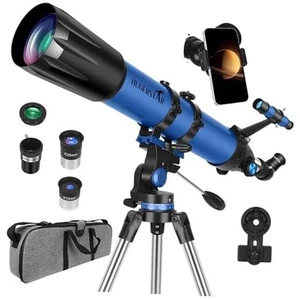 Telescope, Telescope for Adults High Powered, 90mm Aperture 800mm Professional - Picture 1 of 8
