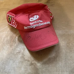 Michael Schumacher Autographed Formula 1 Cap Ferrari Grand Prix - Picture 1 of 7