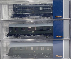 Roco H0 6200131 Nebenbahnzug 3-tlg. Set 2 DR Ep.III Neu & OVP - Picture 1 of 14