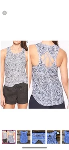 Athleta Breezy Printed Cutout Tank Top Medium - Picture 1 of 6