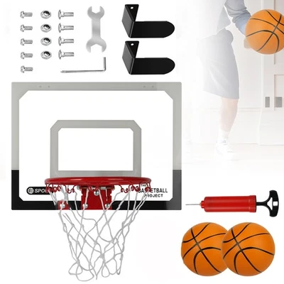 Mini Basketballkorb Set Hängende Basketballkorb  Indoor Basketballkorb für Kinde - Bild 1 von 4
